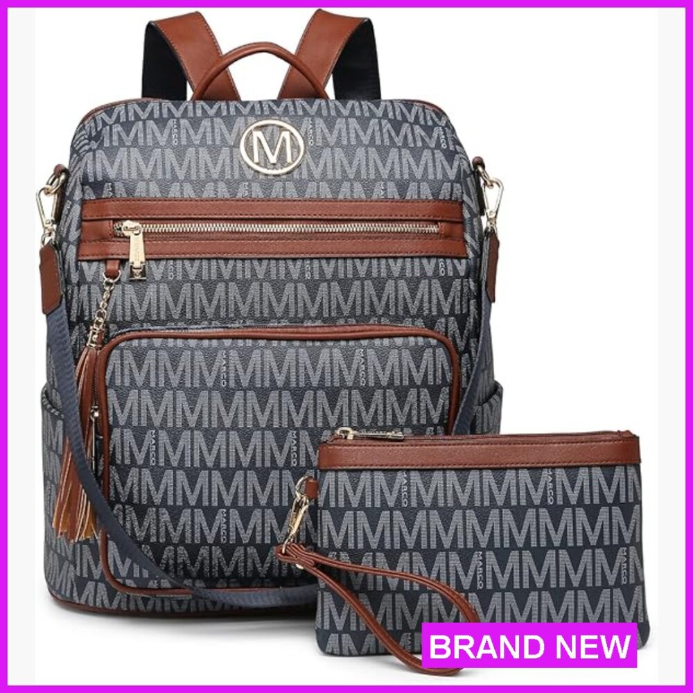 Large Convertible Backpack Purse Versatile Travel… - image 1